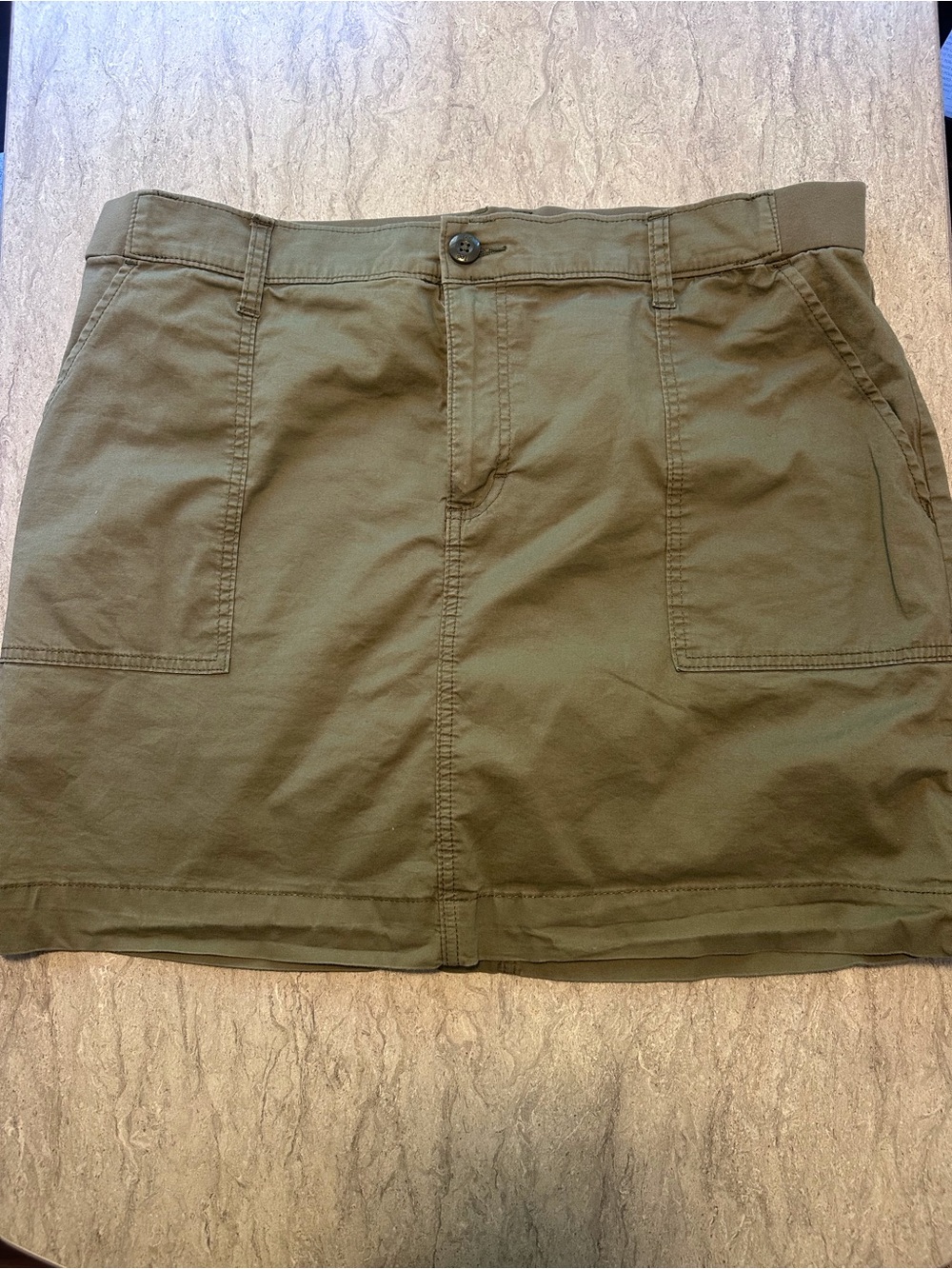 Lee Olive Green Utility Skort